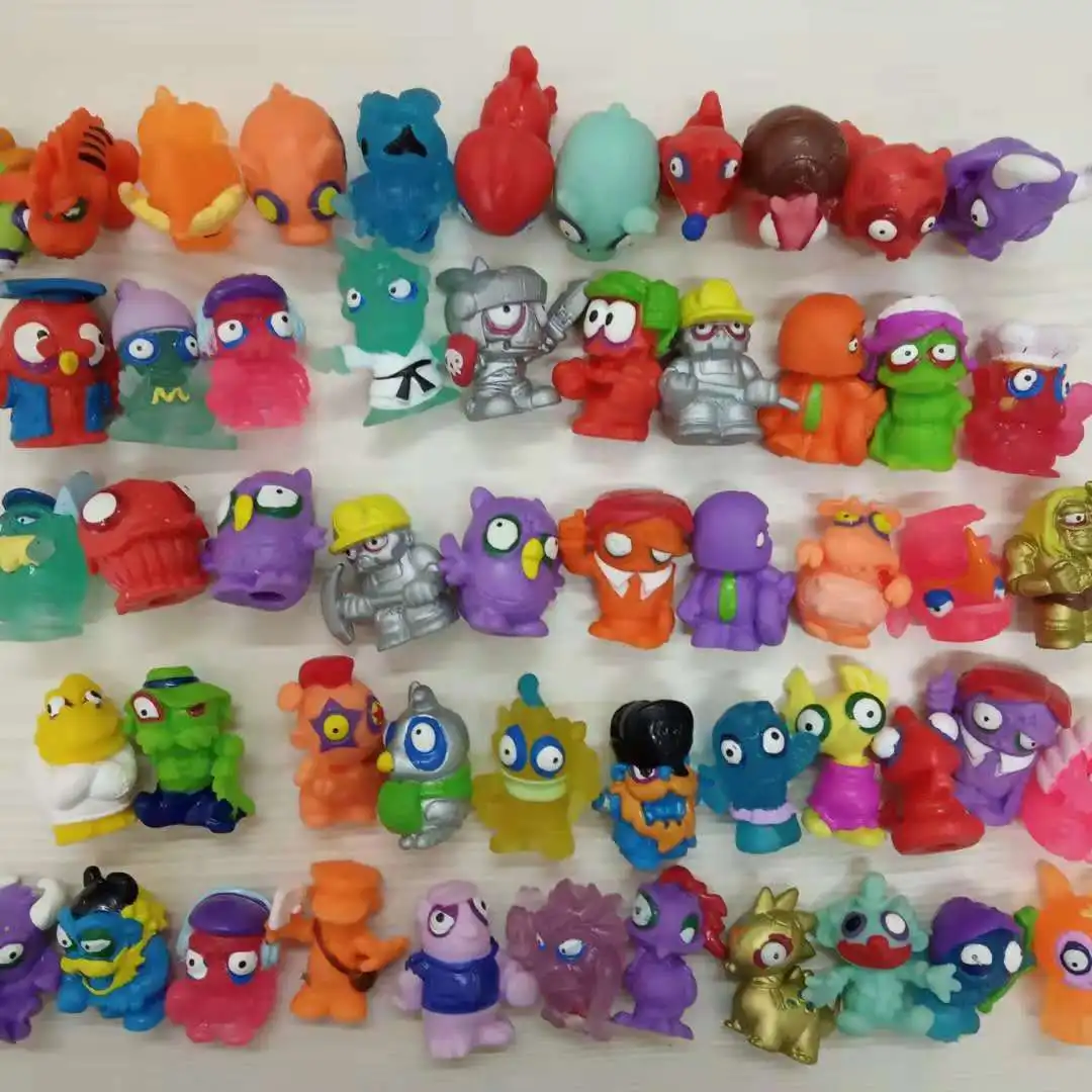 20 шт./50 шт./144 шт./партия Zomlings Monster Zombie Фигурки карманные игрушки монстр сквиш Бенди