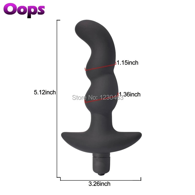 10 Частотный Вибратор Анальная пробка G Spot Клитор стимуляция Гей Секс анальные