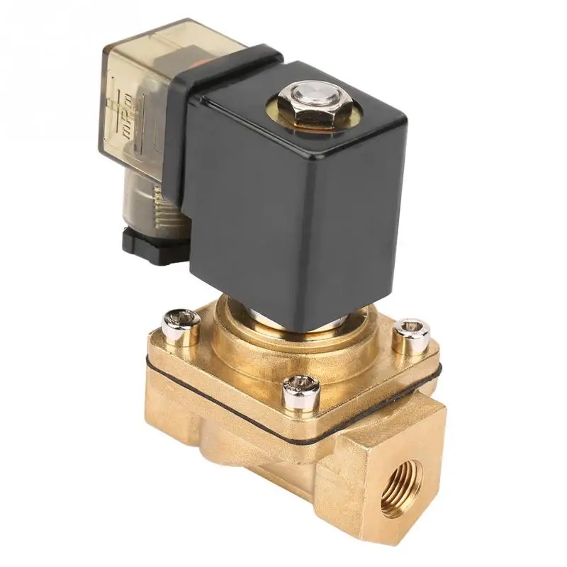 Электромагнитный клапан DC12V/24 V/AC110V/220 V PU220 02 G1/4 Интерфейс 2 способа прямого