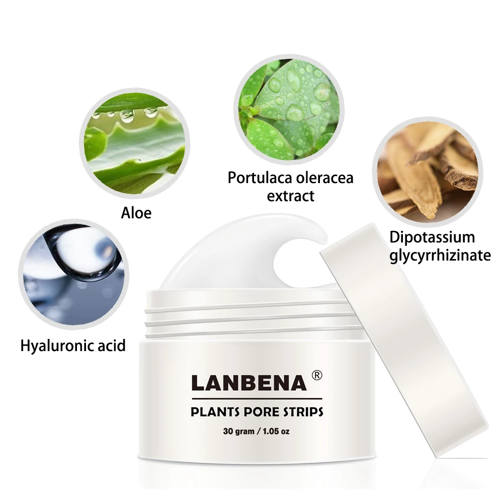 LANBENA 60 шт. маска для удаления угрей носа пилинг пор лечение акне глубокое очищение