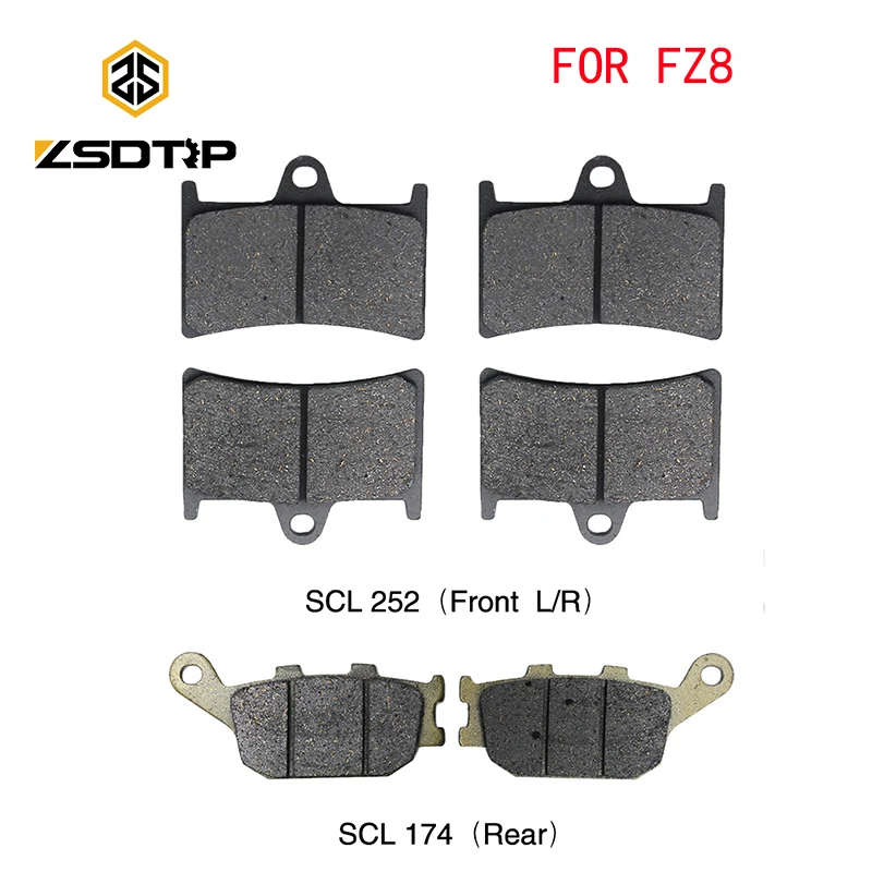 ZSDTRP набор тормозных колодок для мотокросса мотоциклетные задние и передние