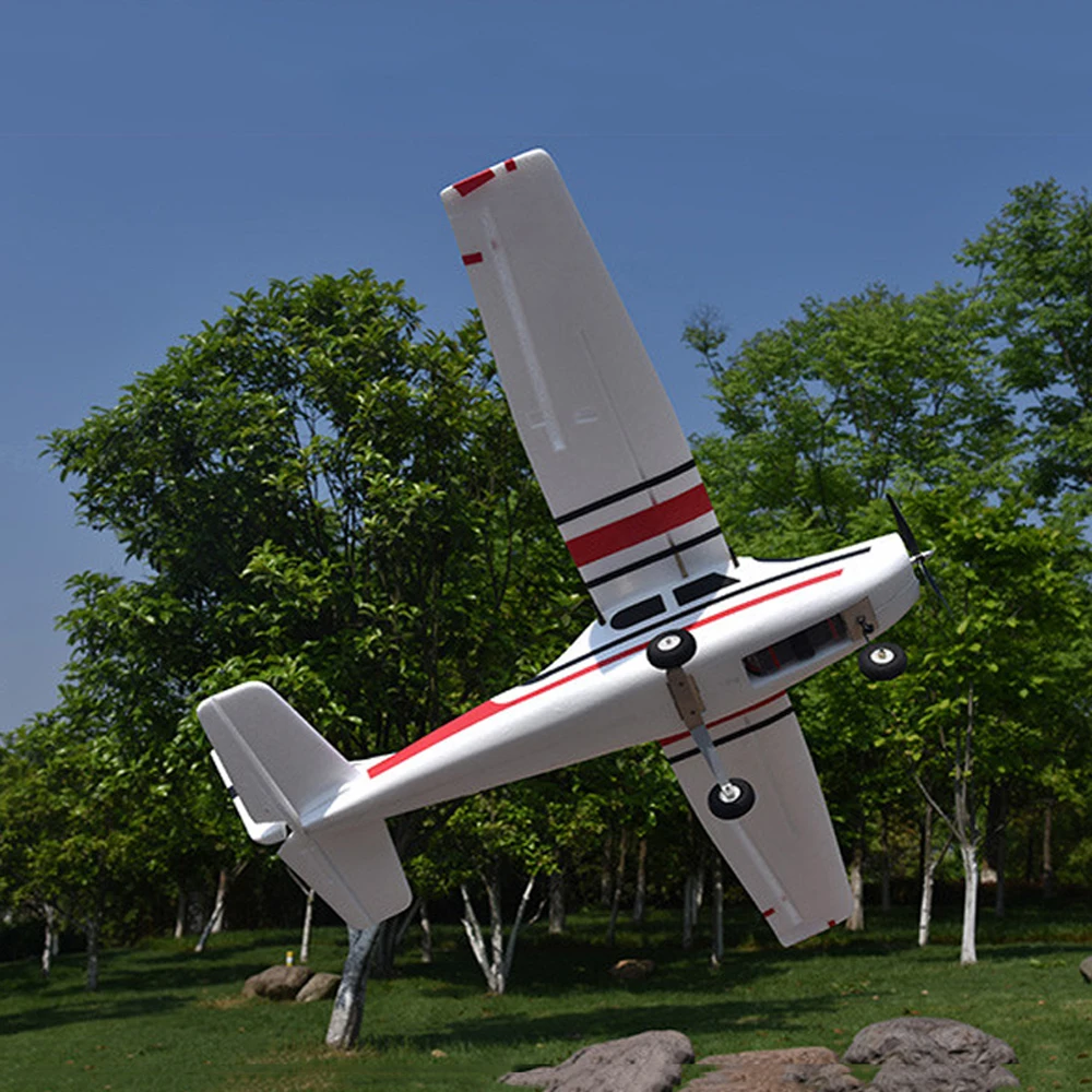 Cessna HJW182 1200 мм размах крыльев EPS тренажер для начинающих RC Самолет набор синий