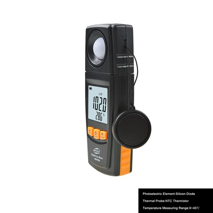 Горячий цифровой люкс свет метр GM1020 USB LCD подсветка дисплей ручной фотометр до 200000