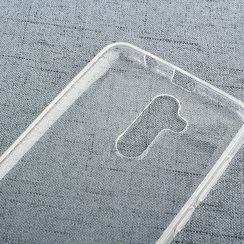 Alesser For Oukitel C12 Pro Silicone Case Soft TPU Back Cover Clear Protective Transparent 6.18'' |