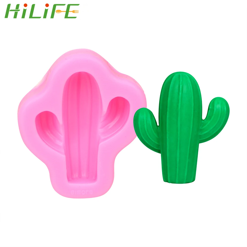 HILIFE 3D форма кактуса силиконовая для помадки инструмент выпечки шоколадная