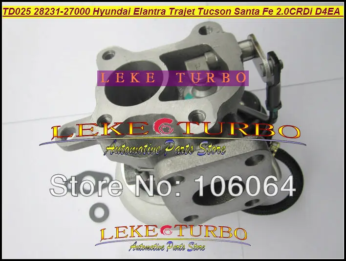 Бесплатная доставка TD025 28231 27000 49173 02412 02410 02401 Turbo для Hyundai Elantra Trip Santa Fe KI A Carens л