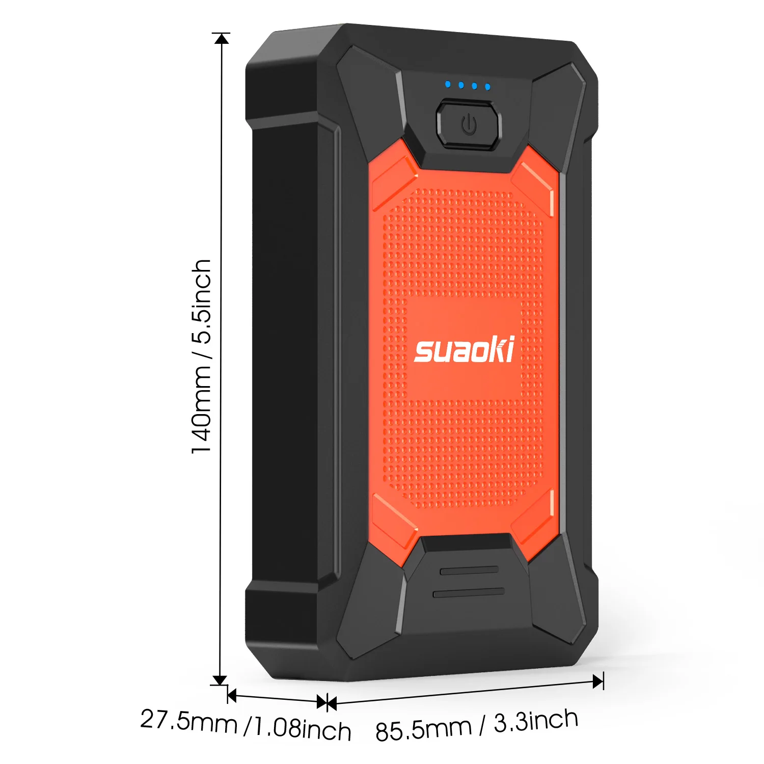 SUAOKI CJS03 600A пиковый стартер для автомобиля 4L газ или 2L дизельный двигатель