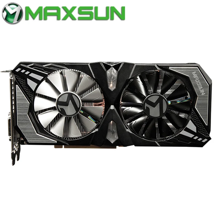 Оригинальные видеокарты MAXSUN Nvidia GeForce RTX 2060 Terminator 6 GB для игр GDDR6 192bit HDMI DVI DirectX