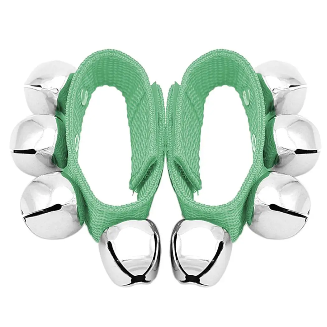 Детский колокольчик на запястье погремушка для рук детский музыкальный