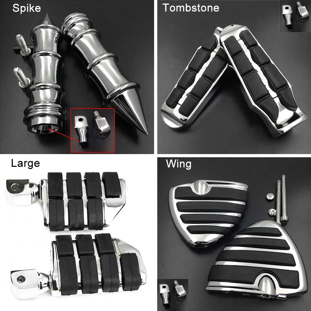Передняя опора для ног с шипами моделей 2008 2015 Yamaha Raider XV1900/2009 V Max Vmax 1700 VMX1700 педали
