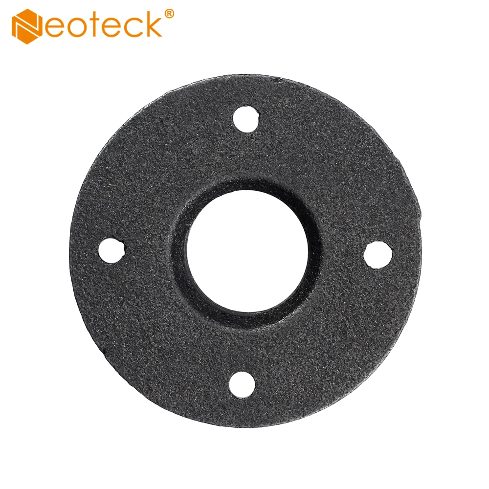 Neoteck кованые резьбовые напольные фланцы железные фитинги для труб настенное