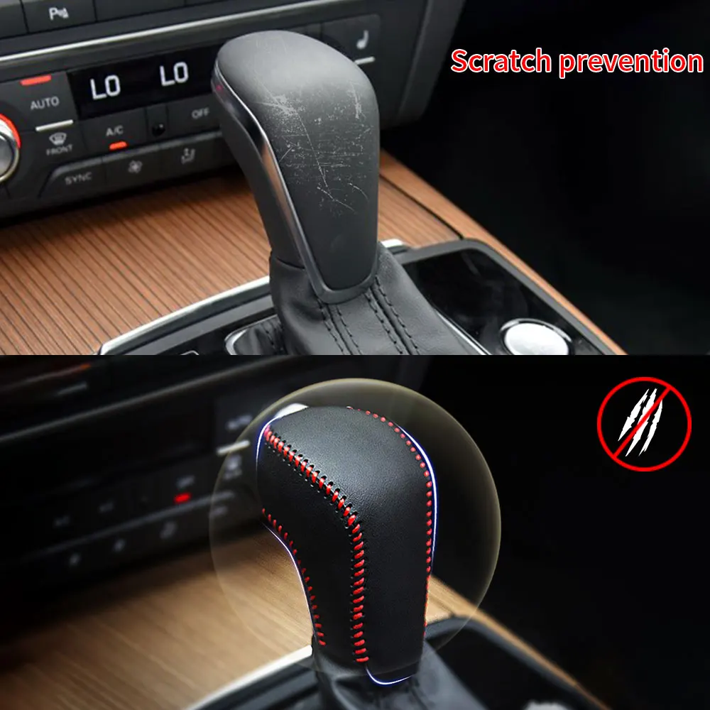 Для PEUGEOT 308 2015 408 14 18 лет 1 предмет из искусственной кожи ручного тормоза накладка