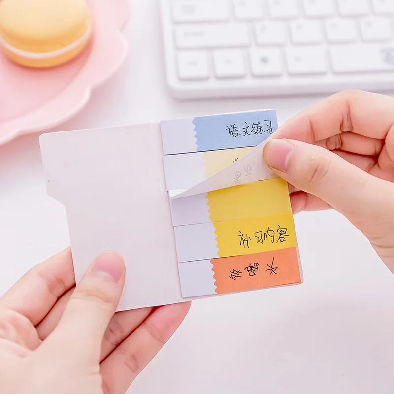 2pcs Note Schedule Index Sticker Paper Notepad Self-Adhesive Label Bookmarks School Student Supply 2018 | Канцтовары для офиса и