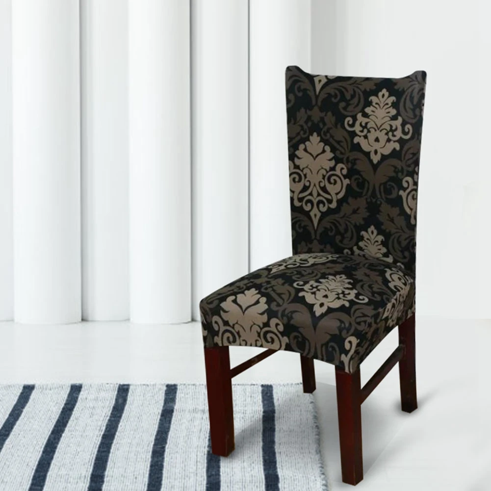 Polyester Print Elastic Chair Cover Removable Protective Covers for Home Wedding Hotel Christmas | Дом и сад