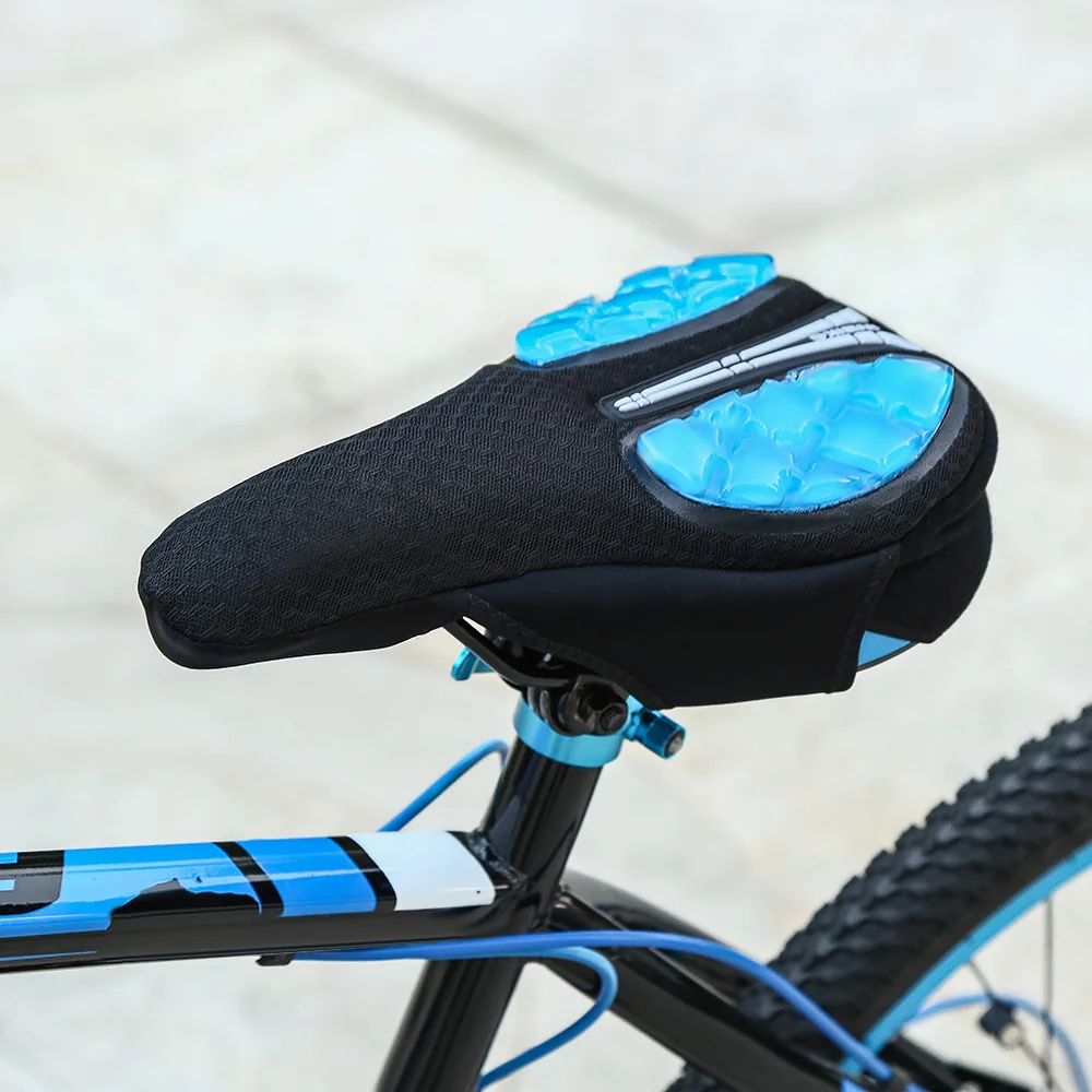INBIKE велосипедное седло коврик чехол подушка с силиконовой накладкой