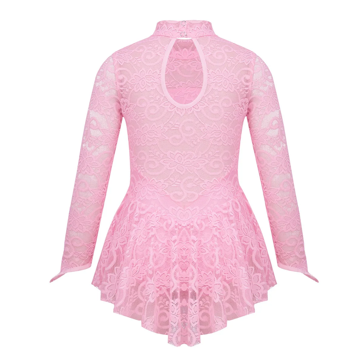 Детское платье пачка TiaoBug с длинными рукавами для подростков цветочное кружевное