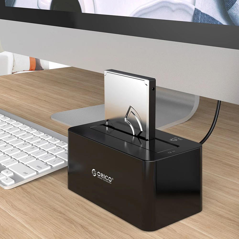 ORICO ABS Material 2.5 / 3.5 inch Type-C Hard Drive Dock 10Gpbs High Speed 12TB Large Capacity HDD Box For Laptop Desktop