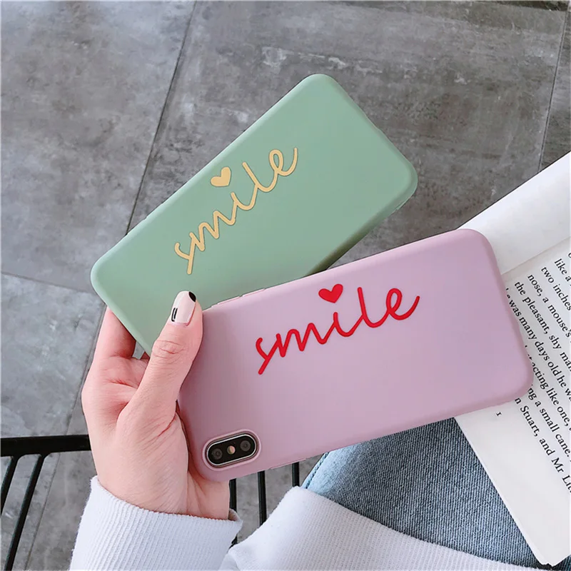 Lovebay чехол для телефона iPhone 6 6s 7 8 Plus X XR XS Max и мультяшной короной Smile Love Heart