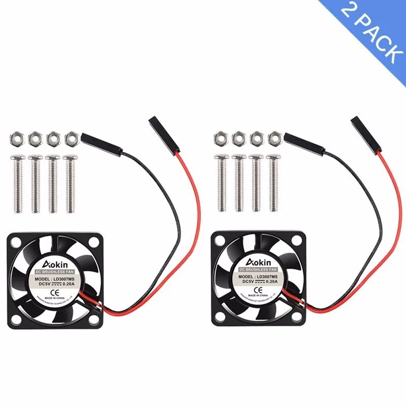 For Raspberry Pi Fan Small Computer Cooling 30x30x7mm Brushless CPU 3 B+ | Компьютеры и офис