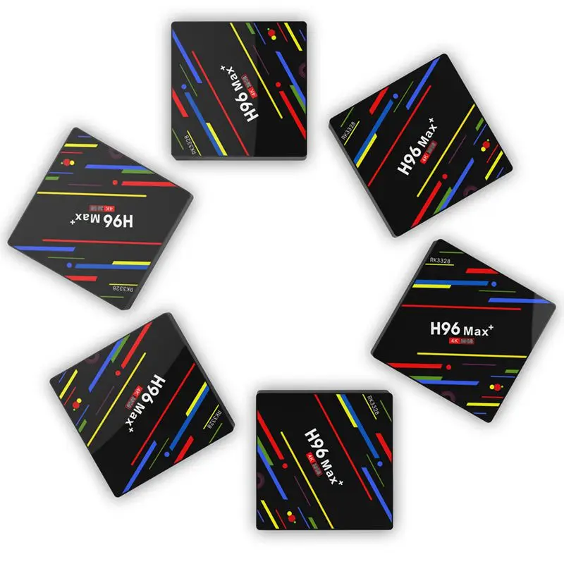H96 Max Plus ТВ приставка Android 8 1 4 Гб 64 смарт Rk3328 четырехъядерный 5G Wifi 4K H.265 медиаплеер Pro