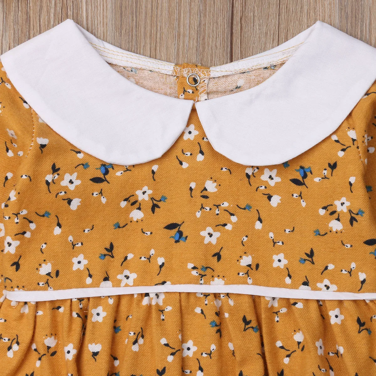 Новый бренд Pudcoco Модный комбинезон с длинным рукавом и цветочным принтом для