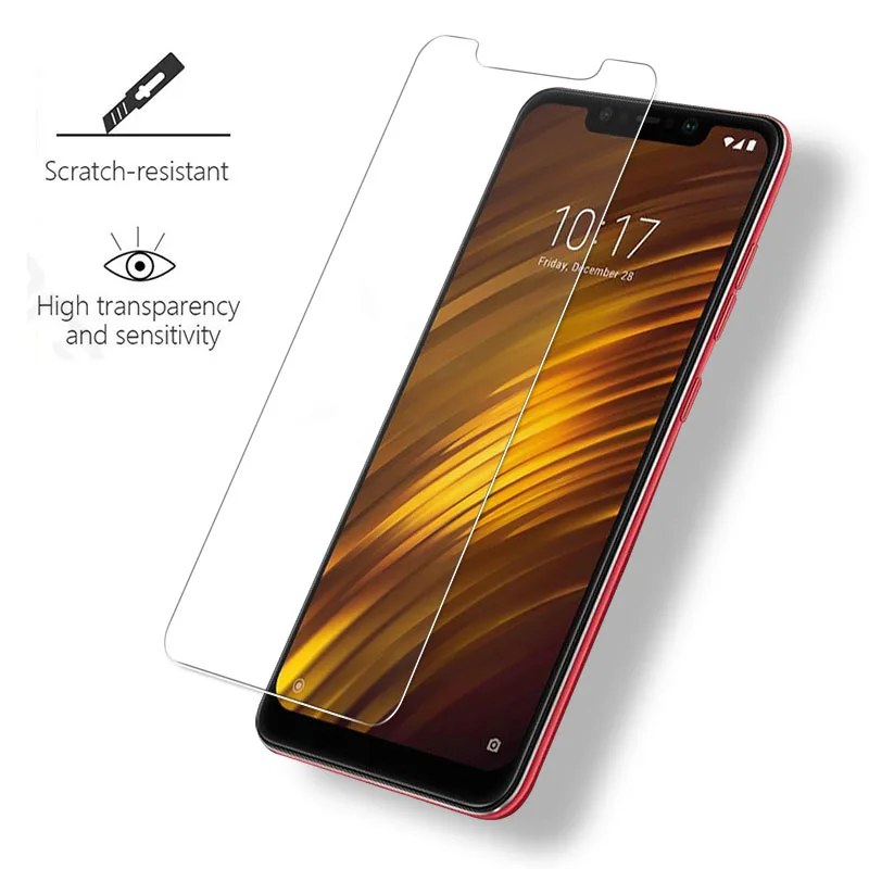 JONSNOW 10 шт закаленное Стекло для Xiaomi Pocophone F1 Глобальный Версия ЖК-дисплей Экран
