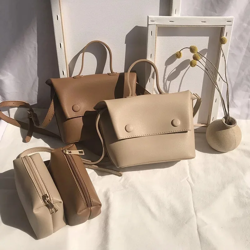 Комплект из 2 предметов женская сумка на плечо новая мода искусственная кожа
