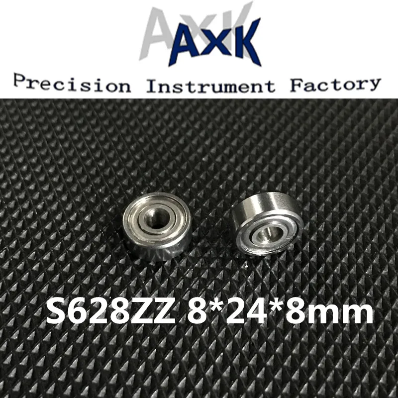 2021 ограниченный выпуск S628zz Abec 3 (10 шт.) 8x24x8mm Нержавеющая сталь подшипника