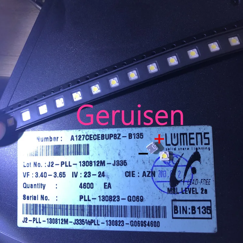 1000 шт люменов lg innotek samsung wooree led диод 3535 3537 Высокая мощность 1 Вт 3В холодный белый