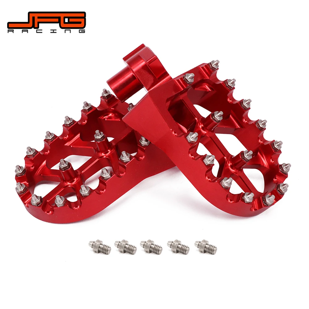 Алюминиевые Подножки для мотоцикла подножки педали Husqvarna CR SM SMR TC TE TXC WR 50 100 150 250 350