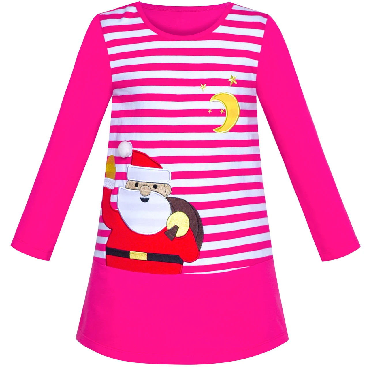 Sunny Fashion платья для девочек платье Девочки Повседневная одежда Радуга Блестки
