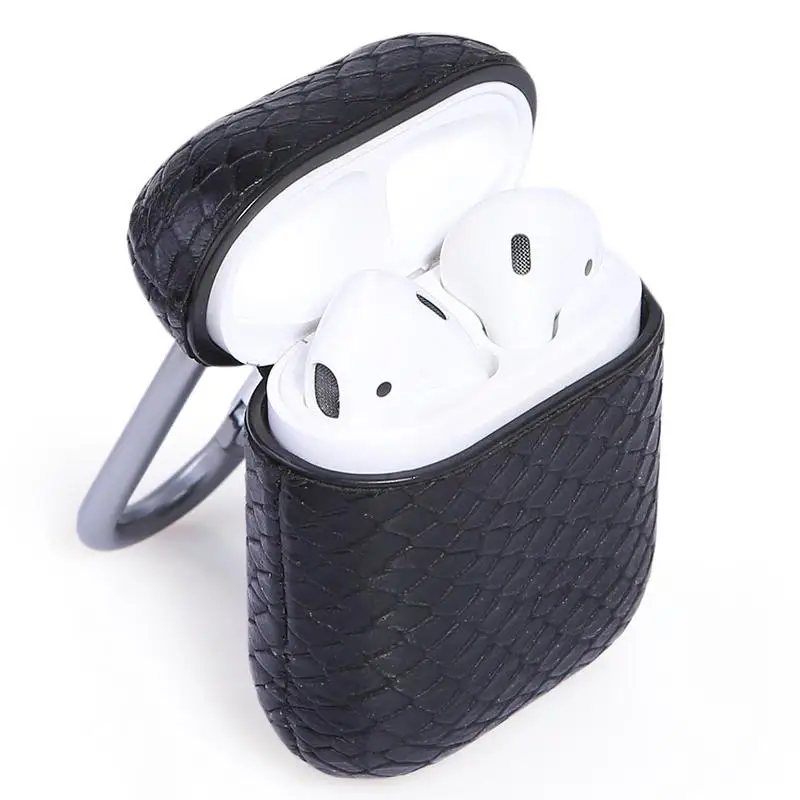 Для AirPods чехол для наушников кожаный беспроводной Bluetooth ящик хранения крышка