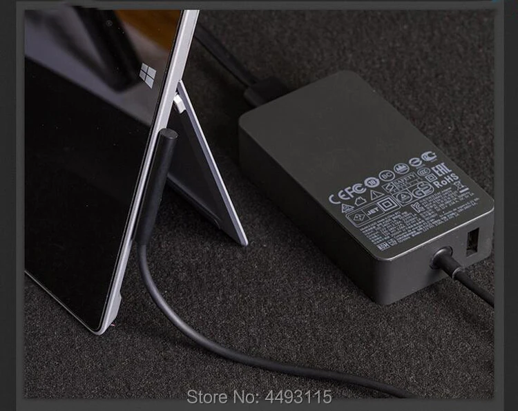 Абсолютно Новый 44 W 15 V 2.58A адаптер питания для Surface Pro USB зарядное устройство