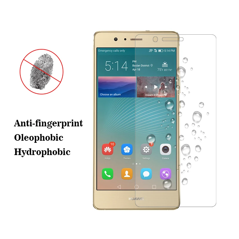 NFH 9H 0 26 мм закаленное стекло для HUAWEI P9 Lite P 9 HD пленка на 2.5D защита от отпечатков