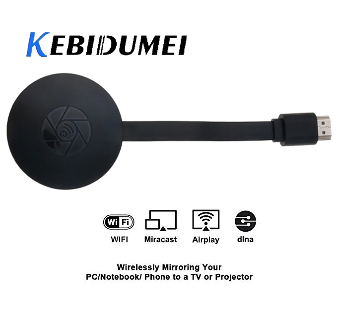 

KEBIDUMEI G2 TV Stick 2.4G WiFi Display Receiver for Dongle Anycast HDMI-compatible 1080P for Miracast PC PK M2