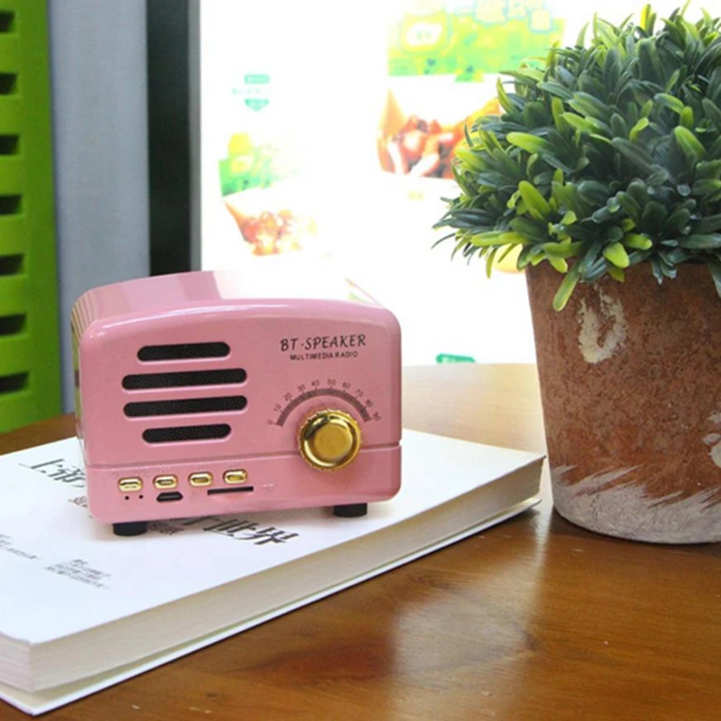 Новые Hi-Fi коробки Ретро Удобная карта совместима с беспроводной мини Bluetooth