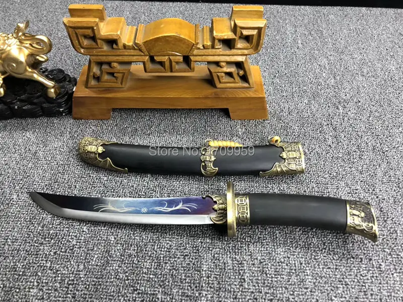 Летучая мышь тема KungFu Танто меч катана охотничий короткий нож острый