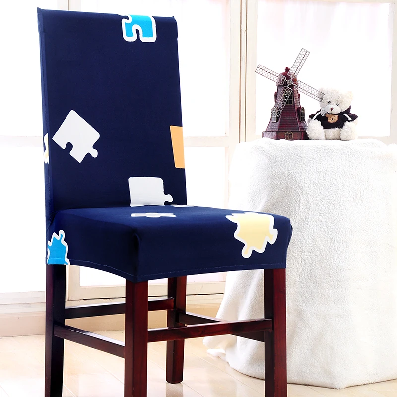 

Leaves Flower Chair Covers Spandex Stretch Chair Cover housse de chaise Anti-dirty Elastic Chair Covers Dining capa de 50