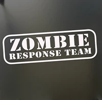 zombie walking dead sticker jdm response team motorcycle suvs bumper car window car stylings vinyl decals