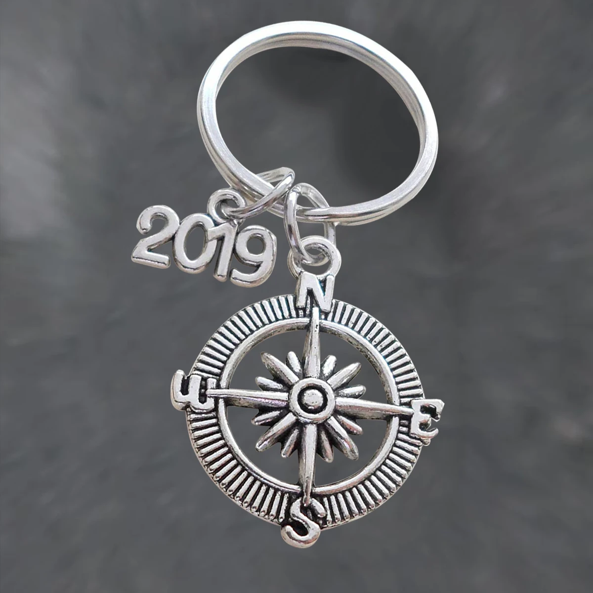 1 шт. Grad брелок 2019 компас металлическая подвеска аксессуары для сумки