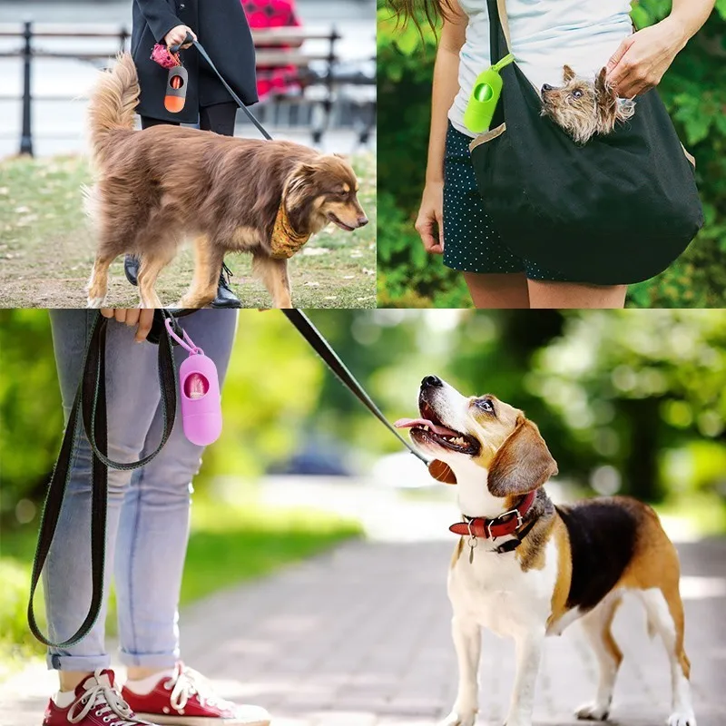 1 шт. диспенсер для мусора и пакеты уборки собак|Совки мешочки сбора фекалий| |