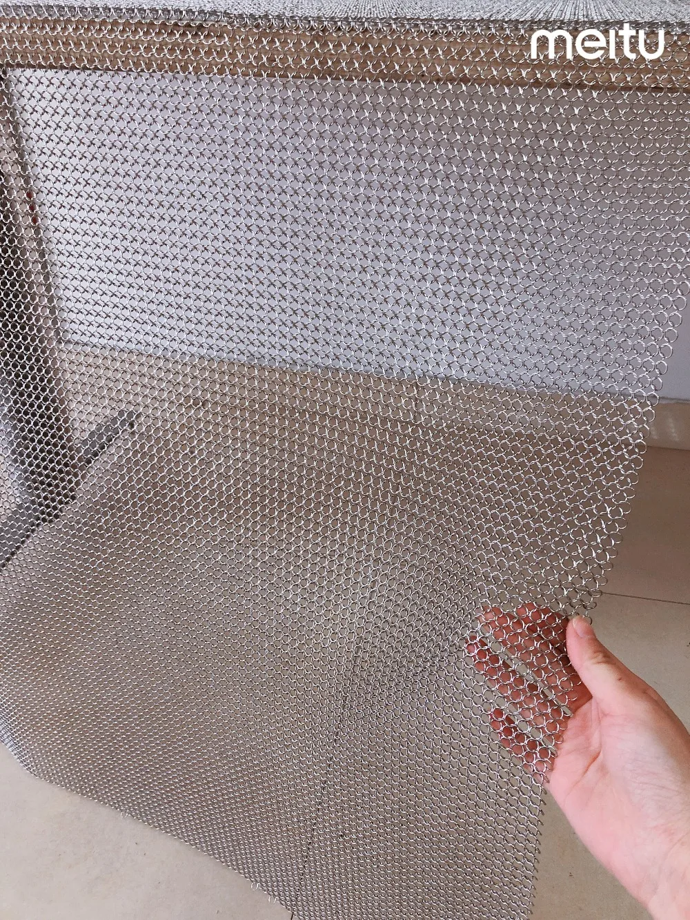 5000mm*1000mm Wire diameter 7mm chain mail stainless steel decorative mesh custom tailor fabic welding bathroom | Безопасность и