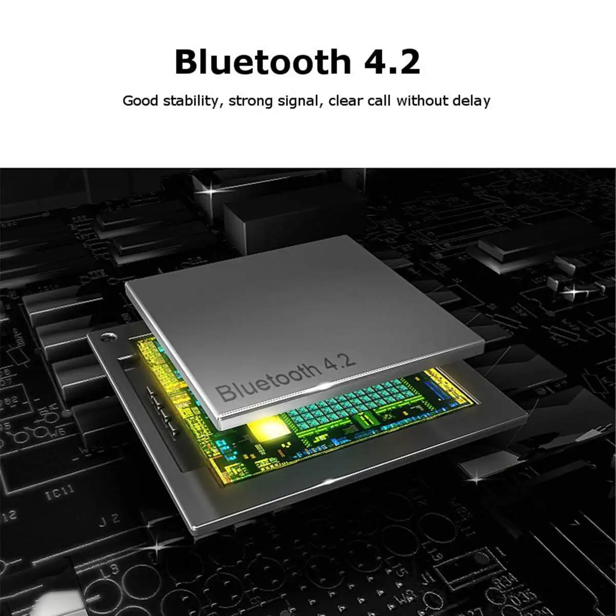 LEORY невидимые истинные беспроводные HIFI Bluetooth наушники в ухо TWS с портативной