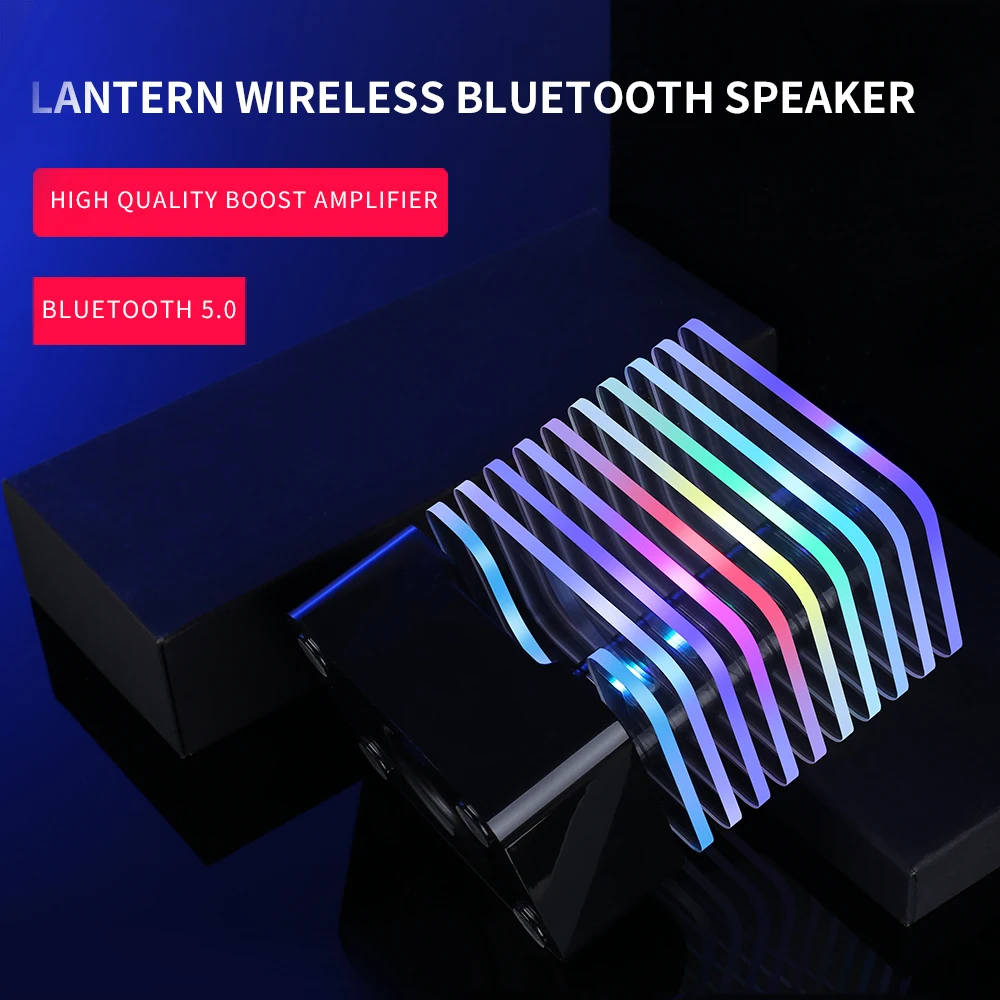 Беспроводной bluetooth динамик Bluetooth светодиодный постепенное освещение волшебная