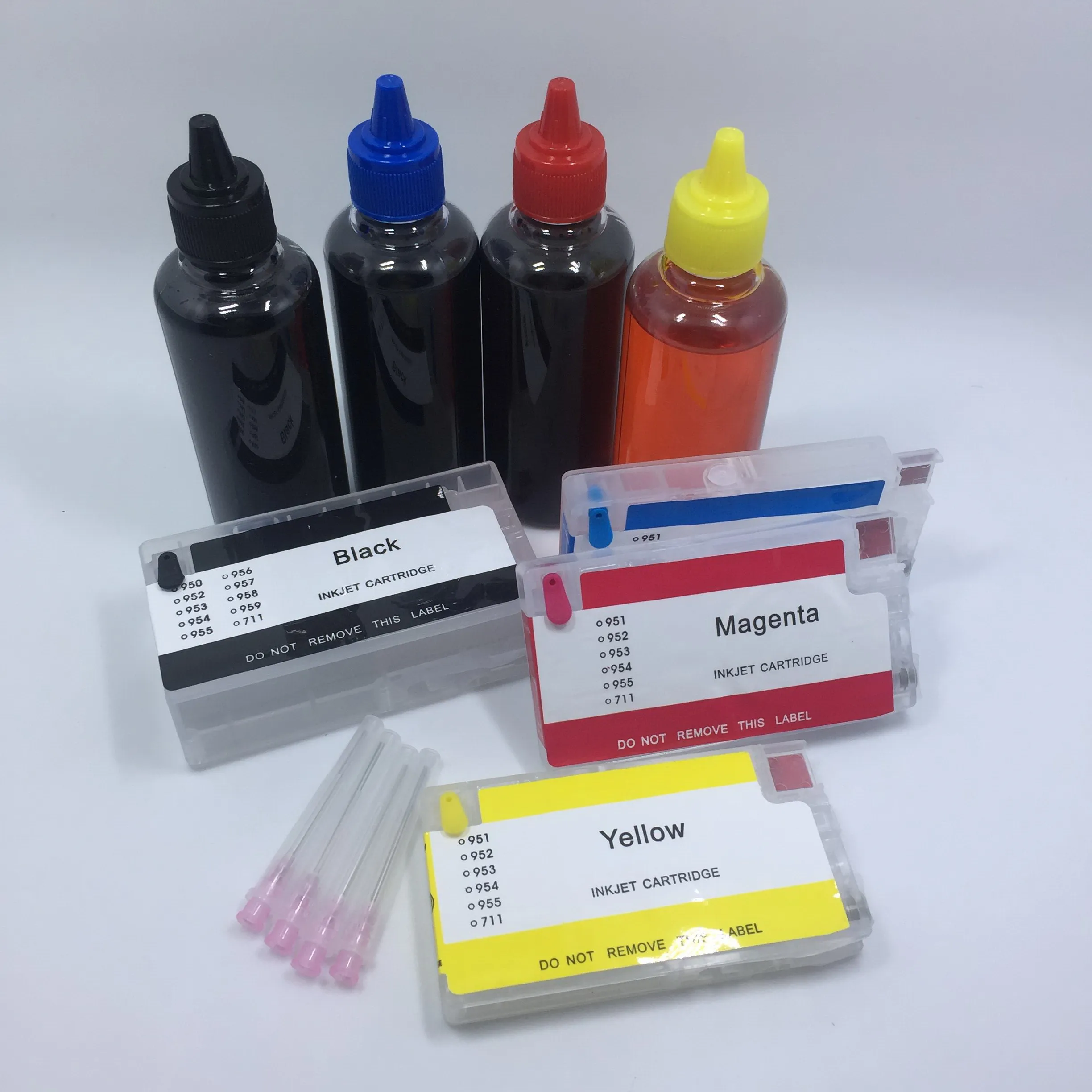 

YOTAT 400ml Dye ink + refillable ink cartridge for HP711XL HP711 HP 711 for HP Designjet T120 24T520 24T520 36 T120 610 T520