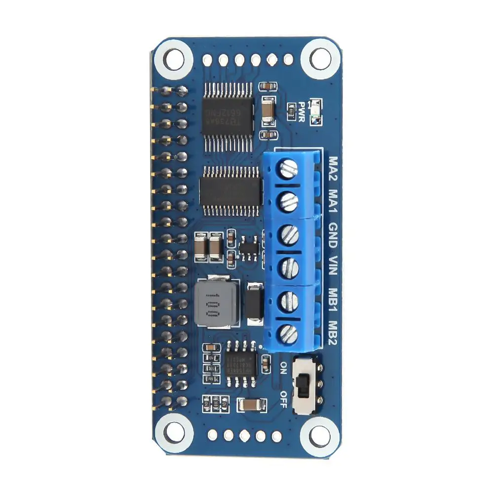 Плата драйвера двигателя постоянного тока PWM Dual H Bridge I2C интерфейс для Raspberry Pi 2