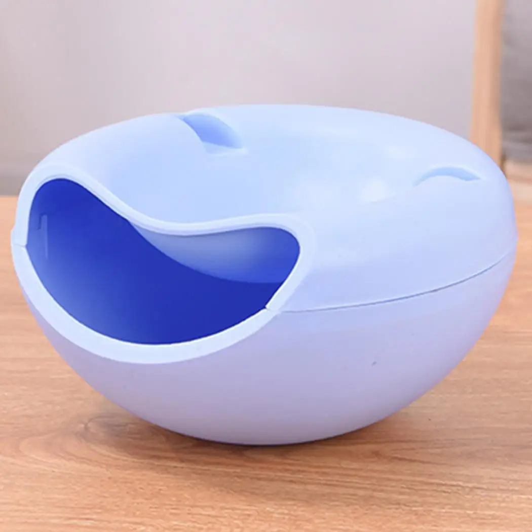 Double-layer Melon Seed Fruit Basket Organizer Kitchen Food White Pink Green Blue Snack Storage Box | Дом и сад