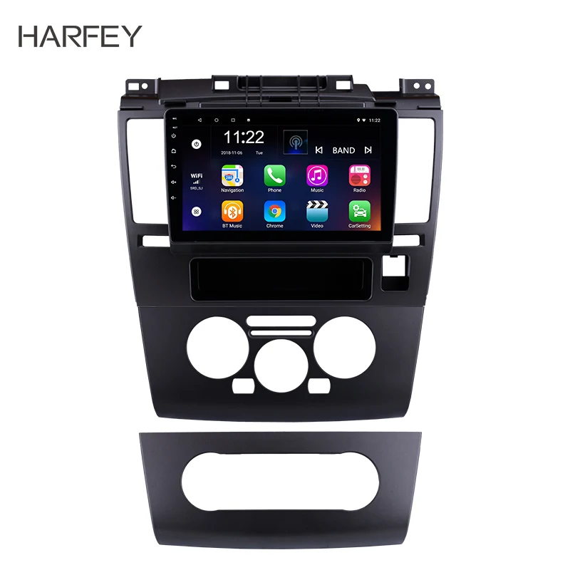 Harfey 9 &quotдля 2005 2010 Nissan Tiida Android 10 0 GPS навигационное радио Bluetooth 3G Wifi цифровое тв SWC