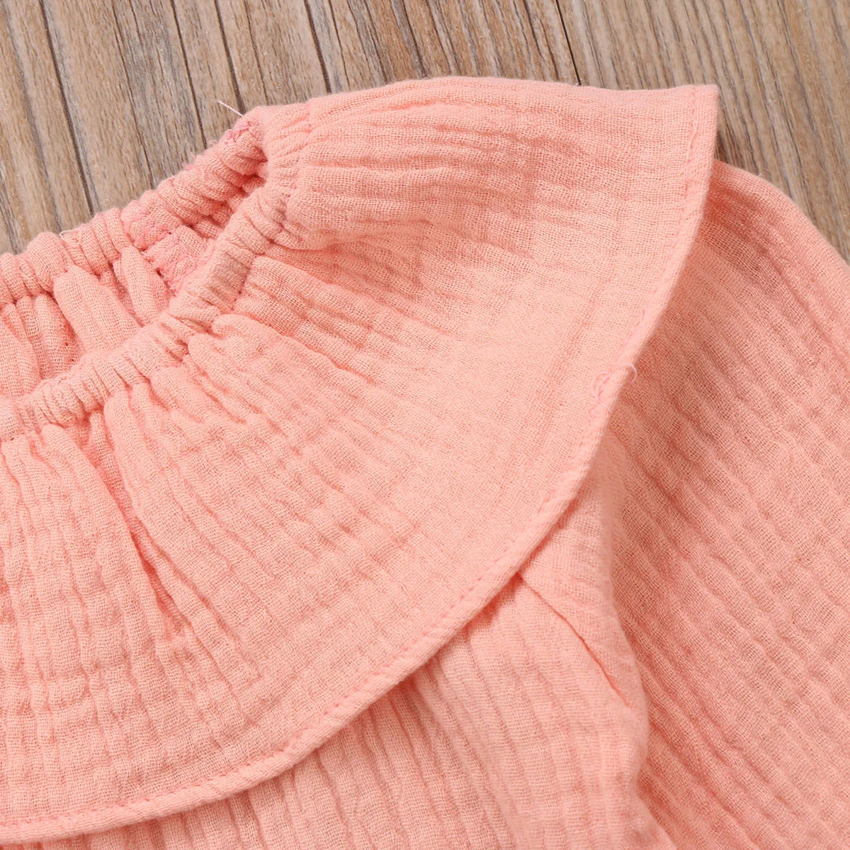 Pudcoco новый бренд для новорожденных детей обувь девочек рюшами воротник топ с