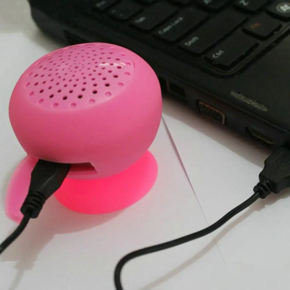 Bluetooth Speaker Waterproof Micro USB Silicone Handsfree Microphone Mic Suction Wireless MP3 Player Phone Holder | Электроника